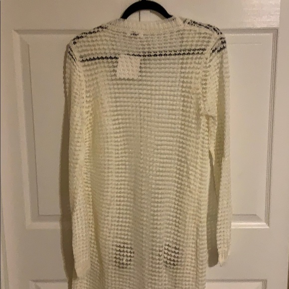 NWT JLUXLABEL Off White Laurel Crochet Cardigan Du - Picture 10 of 12